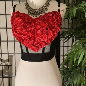 VERY SEXY
VS Archives Rosette Corset Top, Size S-DD